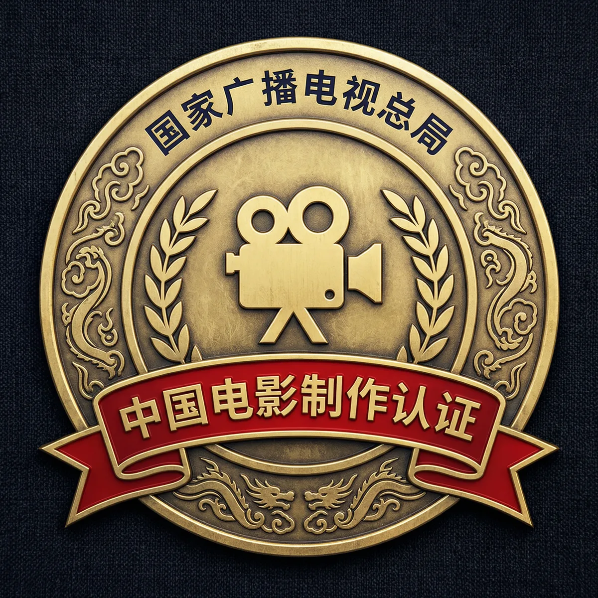 草莓视频影视制作许可证徽章-国家广播电视总局颁发